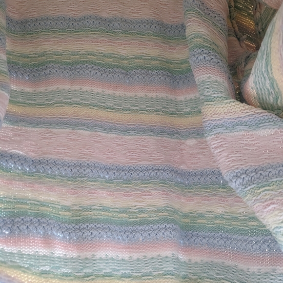 Twik VTG Knitted Pastel Button Down Sweater - Picture 4 of 5